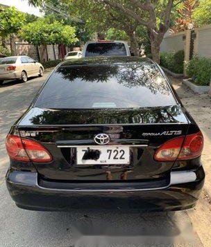 Black Toyota Corolla Altis 2007 Automatic Gasoline for sale-3