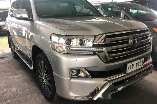 Silver Toyota Land Cruiser 2018 Automatic Diesel for sale