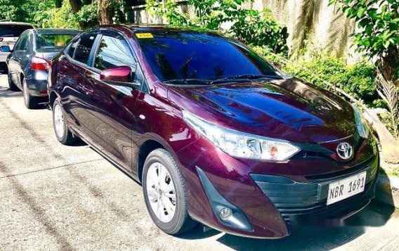 Red Toyota Vios 2018 Automatic Gasoline for sale 