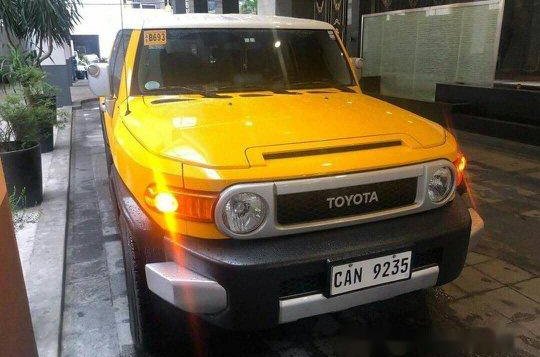 Selling Yellow Toyota Fj Cruiser 19 Automatic Diesel At 7000 Km
