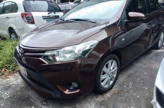 Brown Toyota Vios 2016 Automatic Gasoline for sale -2