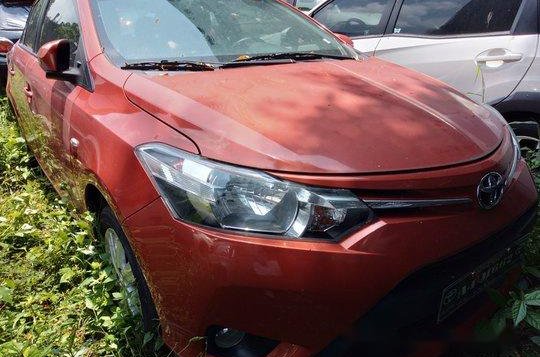 Orange Toyota Vios 2018 Manual Gasoline for sale-1