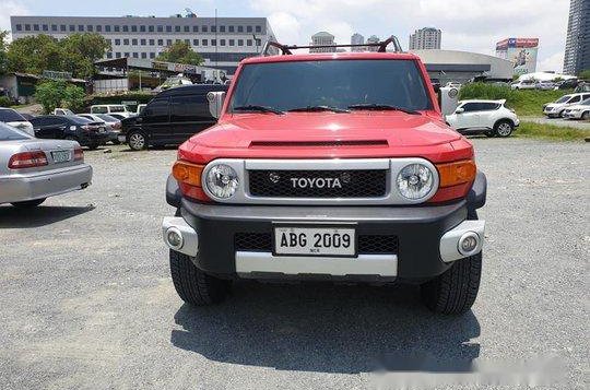 Red Toyota Fj Cruiser 2015 Automatic Gasoline for sale -1