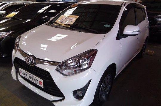 Sell White 2019 Toyota Wigo Manual Gasoline at 6423 km -1