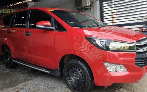 Selling Red Toyota Innova 2017 Manual Diesel at 28000 km 