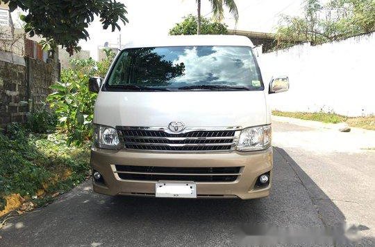 White Toyota Hiace 2011 Automatic Diesel for sale -1