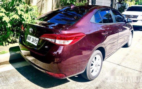 Red Toyota Vios 2018 Automatic Gasoline for sale -1