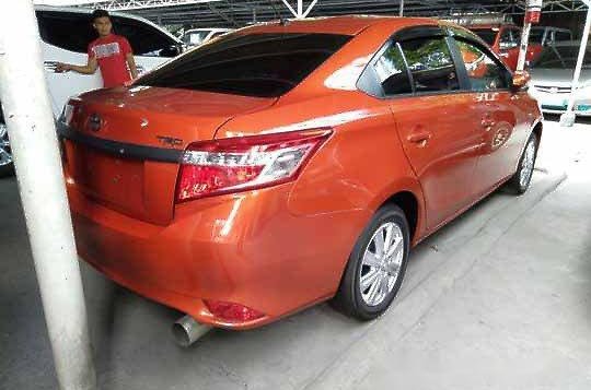 Orange Toyota Vios 2018 Automatic Gasoline for sale -3