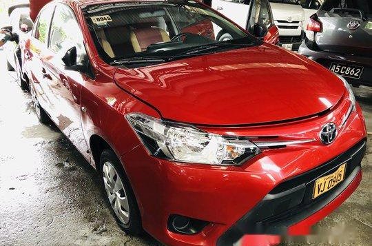 Red Toyota Vios 2016 Manual Gasoline for sale 