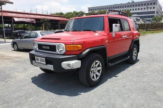 Red Toyota Fj Cruiser 2015 Automatic Gasoline for sale -2