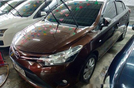 Brown Toyota Vios 2015 Automatic Gasoline for sale -2