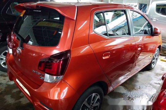 Orange Toyota Wigo 2018 Manual Gasoline for sale -4