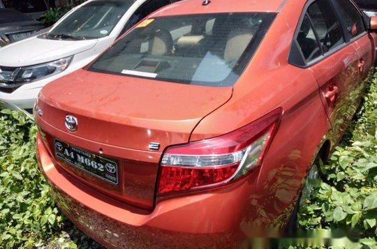 Orange Toyota Vios 2018 Manual Gasoline for sale-3