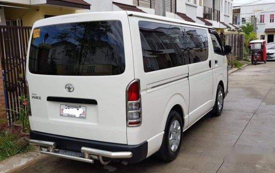 White Toyota Hiace 2018 Manual Diesel for sale -2
