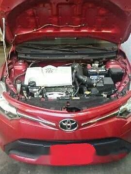 Red Toyota Vios 2017 at 8000 km for sale-2