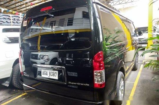 Black Toyota Hiace 2015 Automatic Diesel for sale-3