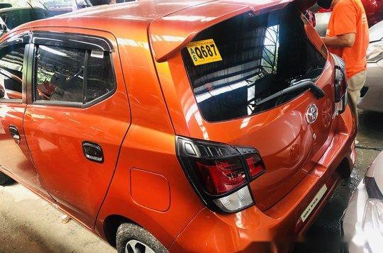 Orange Toyota Wigo 2018 for sale in Quezon City -3