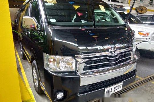 Black Toyota Hiace 2015 Automatic Diesel for sale-1