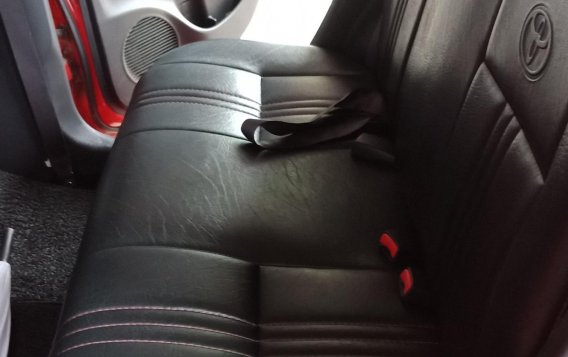 Red Toyota Wigo 2015 Hatchback for sale in Batangas-4