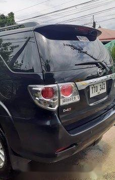 Black Toyota Fortuner 2012 for sale in Santa Cruz-4