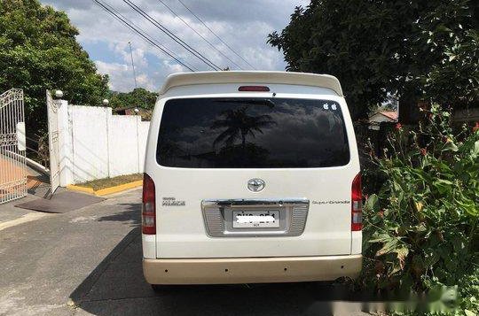 White Toyota Hiace 2011 Automatic Diesel for sale -3