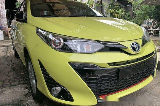 Yellow Toyota Yaris 2018 for sale in Quezon City