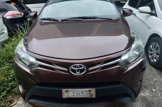 Brown Toyota Vios 2016 Automatic Gasoline for sale 