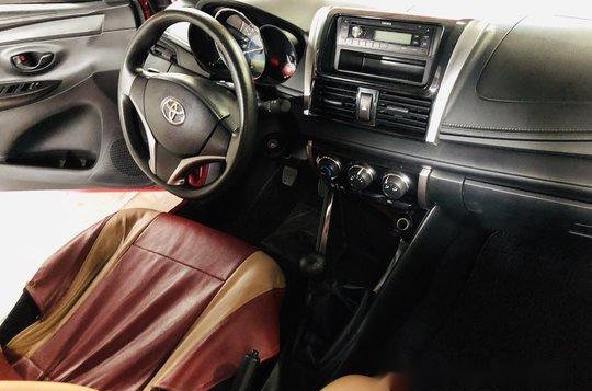 Red Toyota Vios 2016 Manual Gasoline for sale -5
