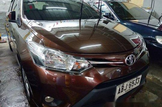 Brown Toyota Vios 2015 Automatic Gasoline for sale 