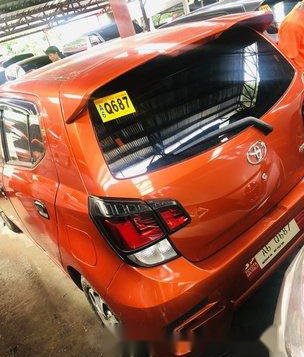 Orange Toyota Wigo 2018 for sale in Quezon City -2