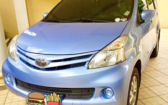 Blue Toyota Avanza 2013 for sale in Parañaque