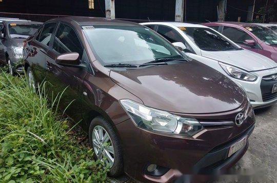 Brown Toyota Vios 2016 Automatic Gasoline for sale -1