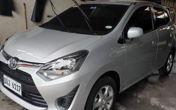 Silver Toyota Wigo 2019 Manual for sale -1