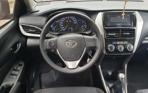 Red Toyota Vios 2018 Manual Gasoline for sale-4