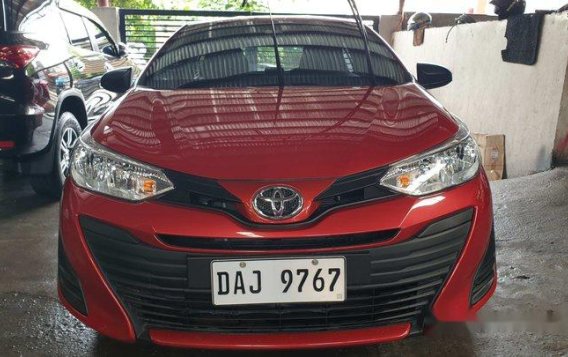 Selling Red Toyota Vios 2018 Automatic Gasoline -1