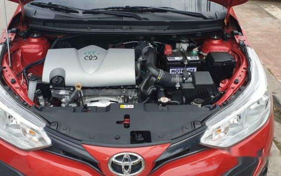 Red Toyota Vios 2018 Manual Gasoline for sale-5