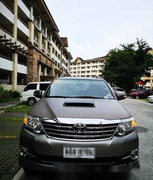 Sell Grey 2015 Toyota Fortuner at 70000 km