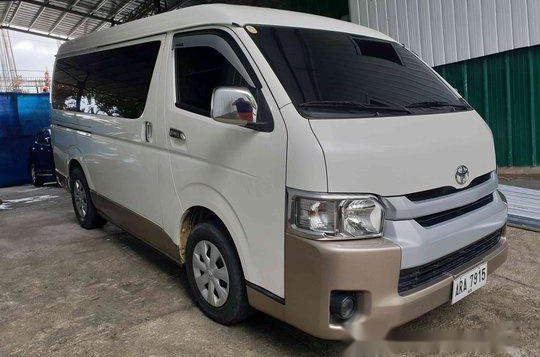 White Toyota Hiace 2015 Manual Diesel for sale -8