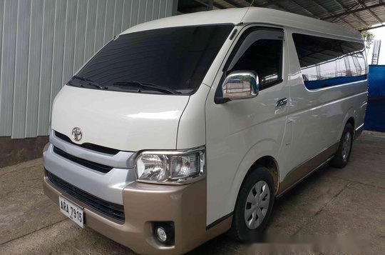 White Toyota Hiace 2015 Manual Diesel for sale 