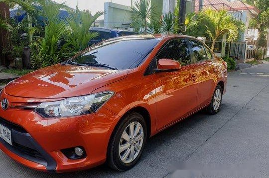 Selling Orange Toyota Vios 2015 Manual Gasoline at 43000 km-1