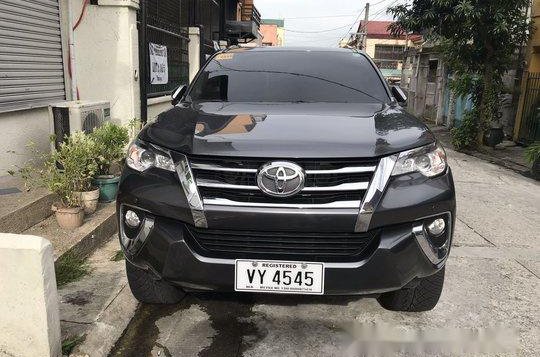Grey Toyota Fortuner 2017 at 23000 km for sale 