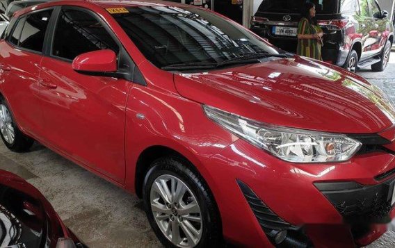 Red Toyota Yaris 2018 for sale -1