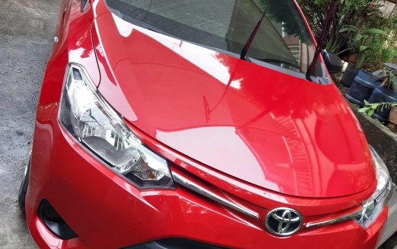 Selling Red Toyota Vios 2018 Sedan Manual Gasoline at 4100 km -1