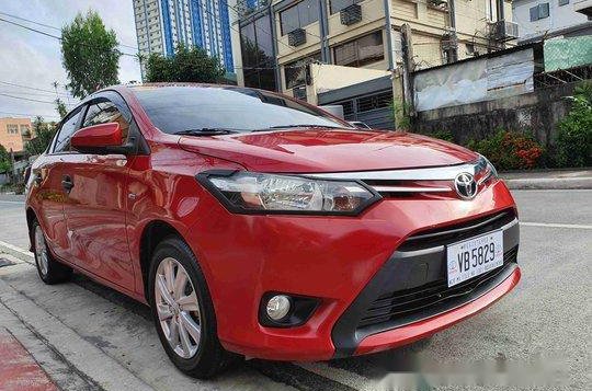 Red Toyota Vios 2016 at 42000 km for sale-2