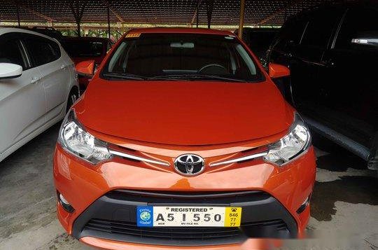 Orange Toyota Vios 2018 for sale in Pasig -1