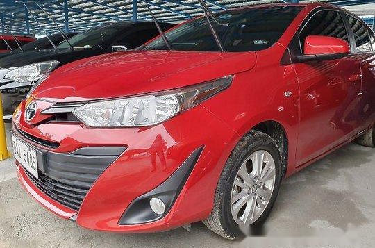Red Toyota Vios 2018 at 18000 km for sale-1
