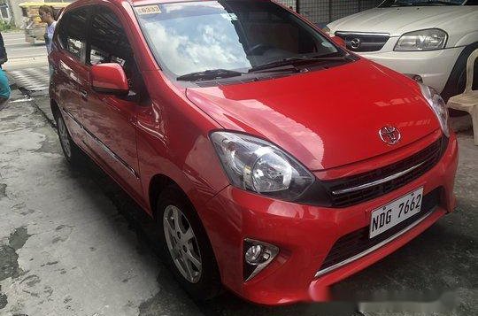 Selling Red Toyota Wigo 2017 Automatic Gasoline at 19000 km -5