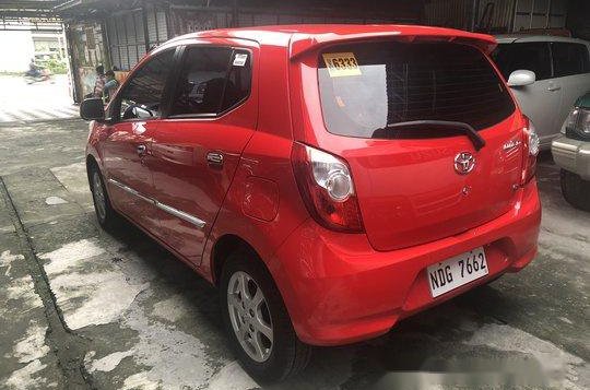 Selling Red Toyota Wigo 2017 Automatic Gasoline at 19000 km 