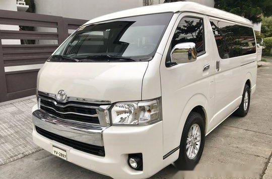 White Toyota Hiace 2016 for sale in Pasay