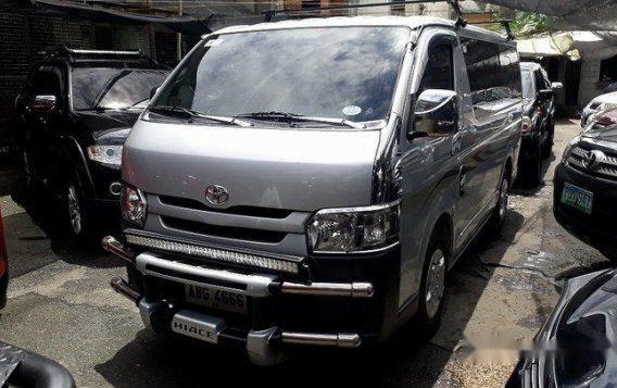 Silver Toyota Hiace 2015 at 48000 km for sale 
